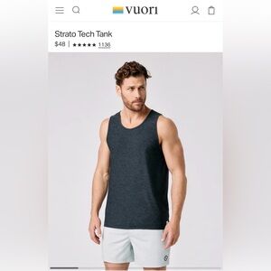 Men's Vuori Strato Tech Tank